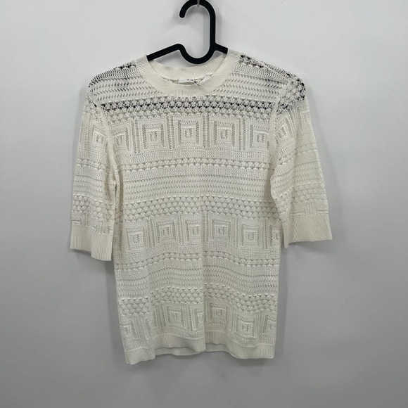 FRAME Tops - Frame Women's Knit Top Size Small Off White
